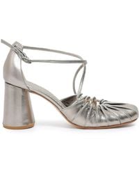 Sarah Chofakian - Lee 60Mm Leather Pumps - Lyst