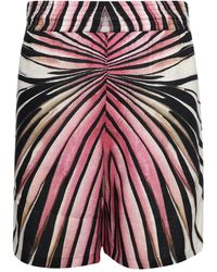 Roberto Cavalli - Bermudas Con Estampado Ray - Lyst