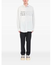 MM6 by Maison Margiela - Asymmetrical Shirt - Lyst