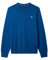 Paul Smith - Zebra Logo Cotton Sweater - Lyst