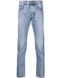 CoSTUME NATIONAL - Jeans slim con stampa - Lyst