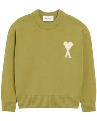 Ami Paris - Trui Met Ami De Coeur Logodetail - Lyst