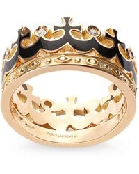 Dolce & Gabbana - クラウン リング 18kイエローゴールド - Lyst