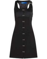 KARL LAGERFELD - Robe Courte À Détail De Boucle Et D'Œillets - Lyst