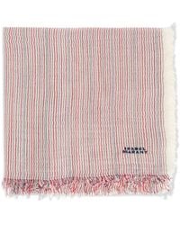 Isabel Marant - Zenila Striped Fringed Scarf - Lyst