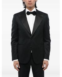 Corneliani - Jacquard Satin-Lapel Blazer - Lyst