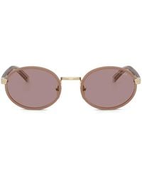 Prada - Round-Frame Sunglasses - Lyst