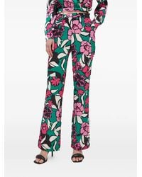 Morgan - Floral Trousers - Lyst