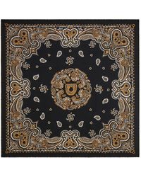 Ferragamo - Arabesque-Print Silk Scarf - Lyst