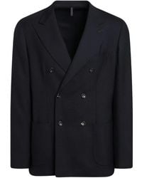 Santaniello - Double-Breasted Blazer - Lyst