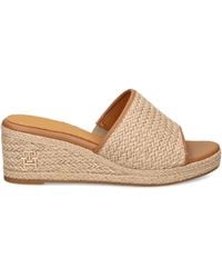 Tommy Hilfiger - Logo-Detail Wedge Sandals - Lyst