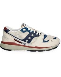 Saucony - Azura Panelled Leather Sneakers - Lyst