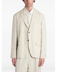Maison Kitsuné - Logo-Patch Single-Breasted Tailored Blazer - Lyst