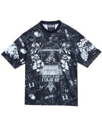 Versace Jeans Couture - T-Shirt À Imprimé Cabinet De Curiosité - Lyst