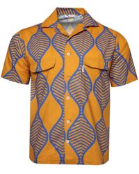 Doppiaa - Two-tone Printed Shirt - Lyst