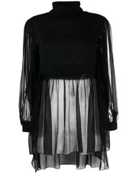Alberta Ferretti - Pull À Col Roulé - Lyst