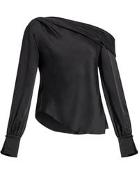Jonathan Simkhai - Asymmetrische Blouse - Lyst