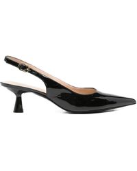 Stuart Weitzman - Pumps A Punta Con Cinturino Posteriore 50Mm - Lyst