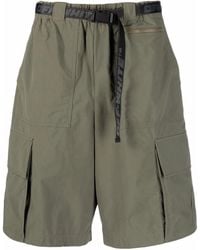Off-White c/o Virgil Abloh - Relaxed Fit Bermuda Shorts With Removable Belt - Lyst
