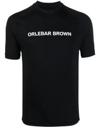 Orlebar Brown - Bray Logo-Print Cotton T-Shirt - Lyst