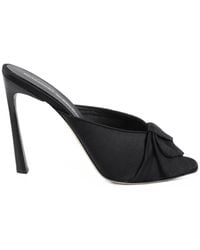 Ermanno Scervino - Knotted Peep-Toe Heeled Sandals - Lyst