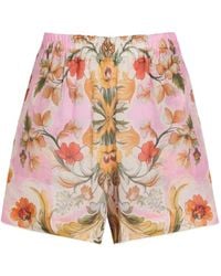 Borgo De Nor - Bizzy Floral-Print Shorts - Lyst