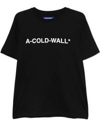 A_COLD_WALL* - Logo-Print T-Shirt - Lyst