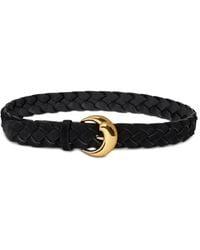 Etro - Geflochtener Gürtel mit Sichelmond-Schnalle - Lyst