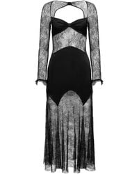 Nina Ricci - Robe Mi-Longue En Dentelle - Lyst