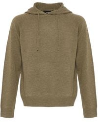 Yves Salomon - Knitted Hoodie - Lyst