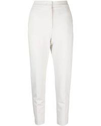 Max Mara - Pressed-crease Tapered Trousers - Lyst