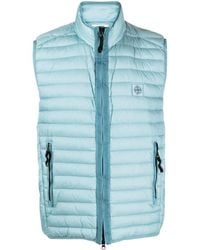 Stone Island - Compass-patch Padded Gilet - Lyst