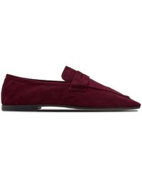 SOPHIQUE Milano - Penny-Strap Suede Loafers - Lyst