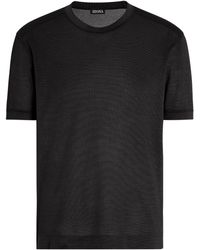 Zegna - Zijden T-shirt - Lyst