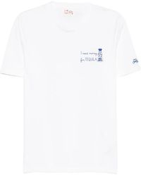 MC2 Saint Barth - Embroidered-Motif T-Shirt - Lyst