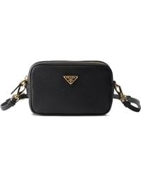 Prada - Mini-Tasche Aus Leder - Lyst
