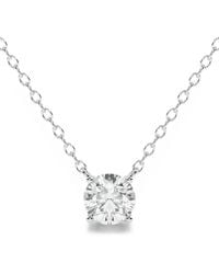 Diamond Essentials - Halskette Mit Diamant-Anhänger - Lyst