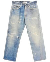 Our Legacy - Third Cut Digital-Print Straight-Leg Jeans - Lyst