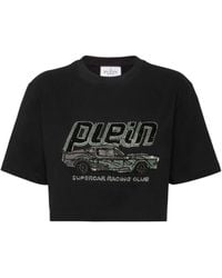 Philipp Plein - Car Cropped T-Shirt - Lyst