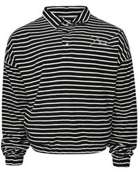 Rhude - Striped Towelling-finish Polo Shirt - Lyst