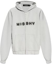 MISBHV - Logo-Print Zip-Up Hoodie - Lyst