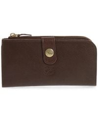 Il Bisonte - Hammered Leather Wallet - Lyst