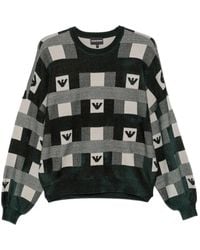 Emporio Armani - Logo Crewneck Sweater - Lyst