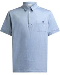 Etro - Polo À Logo Brodé - Lyst
