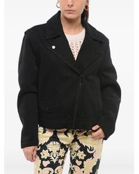 Giorgio Armani - Removable-Sleeves Cotton Jacket - Lyst