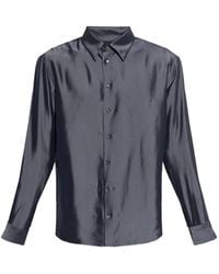 Giorgio Armani - Satin-Finish Shirt - Lyst