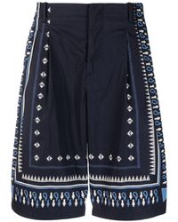 Etro - Pantalones cortos de vestir con estampado geométrico - Lyst