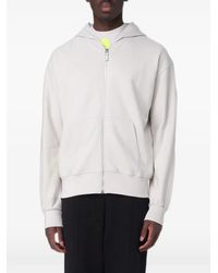 DISCLAIMER - Logo-Print Zip-Up Hoodie - Lyst