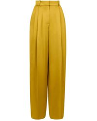 Nina Ricci - Satin Straight Trousers - Lyst