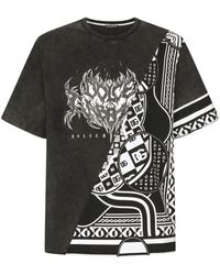 T-shirts Dolce & Gabbana - Bandana print T-shirt - L4JT9AG7VGNHN63C